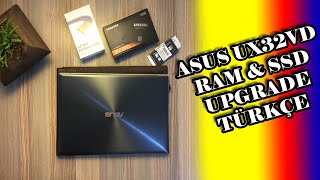 Asus UX32VD Ultrabook  SSD amp RAM Yükseltmesi  Hardware Upgrade [upl. by Lunseth203]