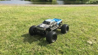 Hpi savage top speed test gps lrp 32 spec 4 [upl. by Tongue807]