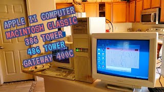 Testing Day for some of my Vintage Computers and CRT Monitors [upl. by Alford204]