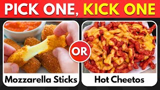 🍔 Pick One Kick One JUNK FOOD Edition 🍟 [upl. by Springer]