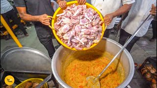 Best Paragon Chicken Biryani Mega Kitchen Daily 10000 Kg Chicken Biryani Rs 220 l Calicut Food Tour [upl. by Eirojam848]