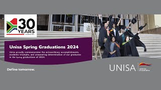 2024 Unisa Spring Graduation  04 October 2024  1000 AM Ceremony [upl. by Artema]