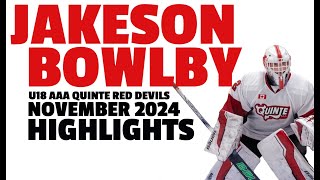 Jakeson Bowlby  November 2024 Highlights [upl. by Schramke]