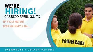 Deployed Services is now hiring in Carrizo Springs [upl. by Yhtamit]