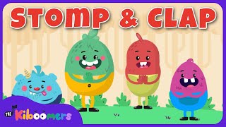 Stomp Clap Dance  THE KIBOOMERS Preschool Movement Songs for Circle Time [upl. by Ojela]