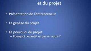 La structuretype du business plan vidéo 3 sur 10 [upl. by Elraet233]