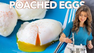 How to Make Perfect POACHED EGGS  Cooking Basics [upl. by Adiaj]