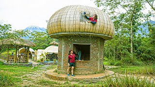 TIMELAPSE Design and build strange houses Build a mushroomshaped house 2024 [upl. by Eleira]