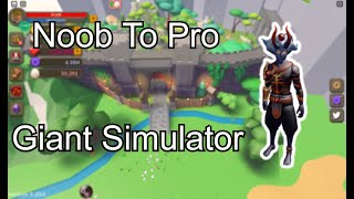 Noob to Pro  Level 130k Giant Simulator Roblox [upl. by Ahlgren668]