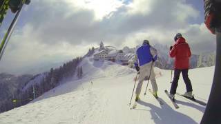 MARCH 2018 MONTE LUSSARI TEST OF SUPER G SKI SLOPE quotDI PRAMPEROquot [upl. by Yneffit]