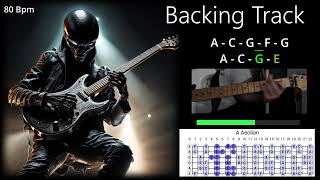 Spacey Aeolian Guitar Backing Track in A [upl. by Alaaj]