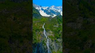 View from Montenvers Hiking the Mont Blanc Massif 🏔️🌲 hiking montblanc chamonix [upl. by Aikar]