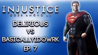 Injustice Gods Among Us ep 7 H2O Delirious Vs BasicallyIDoWrk [upl. by Ahsekad]