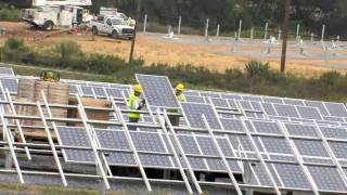 Henkels amp McCoy  Carlisle Area School District Solar Field  TimeLapse [upl. by Oria]