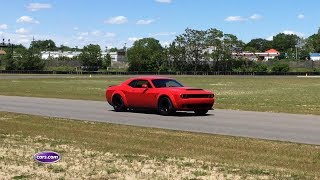 Hear the 2018 Dodge Challenger SRT Demon Under Full Throttle [upl. by Leira657]