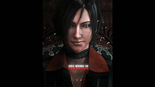 Ada Wong In Resident Evil 2 Vs Resident Evil Damnation  Ada Wong 4k Edit adawong [upl. by Aicelef965]