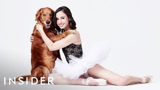 See Ballet Dancers And Dogs Pose Together For A Photoshoot [upl. by Zelazny]