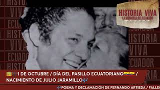 🎶POEMA Y DECLAMACIÓN DE FERNANDO ARTIEDA  FALLECIMIENTO DE JULIO JARAMILLO [upl. by Akers426]