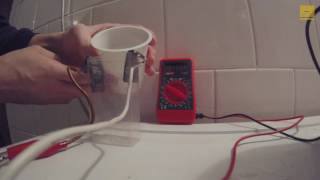 Experiment  Homemade Leadacid battery cell [upl. by Alfie]