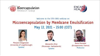 7 Microencapsulation using Membrane emulsification [upl. by Angelita]