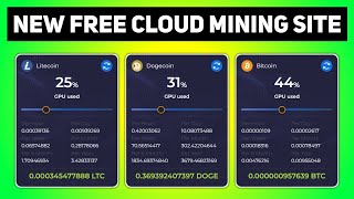 Free Bitcoin Mining Website  Earn Free 10 Daily Without Investment  New Free Cloud Mining Site [upl. by Siouxie593]