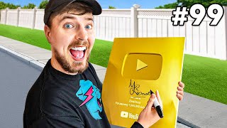 I Got 100 YouTubers to Sign My Gold Play Button [upl. by Nadia631]