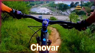 Evening Ride to Chovar on mountain bike fun ride mtb [upl. by Ahsakat]