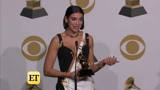 GRAMMYs 2019 Dua Lipa Full Backstage Interview [upl. by Aziaf992]