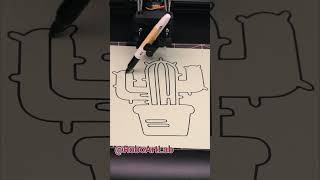 RoboArtLabor  Robot Draw a cactus 🌵✍️mexican flowers art drawing painting green artist fun [upl. by Ireva]