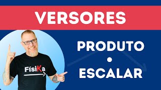 O QUE É E COMO FAZER UM PRODUTO ESCALAR COM VERSORES  VETORES [upl. by Cower]