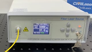 FLH155037SM 1550nm 37dBm Singlemode Fiber Laser [upl. by Eusoj713]