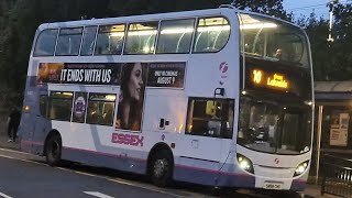 NonTFL November S2 EP31  First Essex 33572 SN58CHO Bus Route 100  ADL Enviro 400 ZF Euro 4 [upl. by Ainotal]