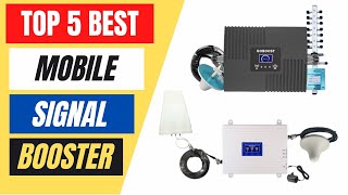 Top 5 Best Mobile Phone Signal Booster Review in 2023  Best Mobile Cellular Amplifier [upl. by Neetsyrk]