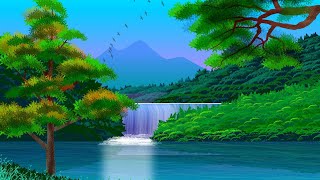 Serene River Flow with Calming Music [upl. by Eceinwahs]