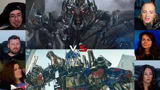 Optimus prime vs Megatron Transformers  2007  Reaction Mashup  transformers [upl. by Cordi341]