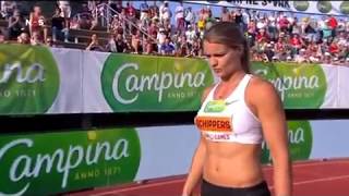 Dafne Schippers 200m FBK Games Hengelo 22 44  3 june 2018 [upl. by Ahsetan838]