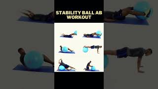 stability ball ab workout [upl. by Nauqal229]