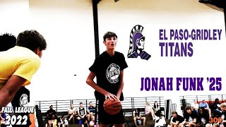 309 Sports Clip  68quot Jonah Funk  25 Wing Forward  El Paso Gridley HS [upl. by Korfonta]