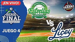 ESTREVAS VS LICEY JUEGO 4  SERIE FINAL LIDOM EN VIVO  DesdeLasGradas [upl. by Anetta]