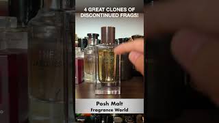 4 GREAT CLONES OF DISCONTINUED FRAGRANCES  thenicesmellinggentleman perfume fragrance shorts [upl. by Leunas]