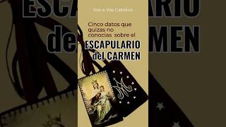 El Escapulario de la Virgen del Carmen virgendelcarmen [upl. by Inalaehon]