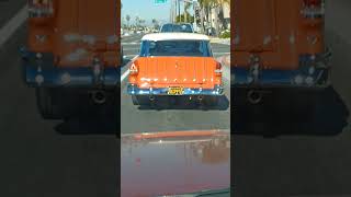 A Street Driven 55 Chevy Nomad shorts chevy belair classic 1955 55chevy [upl. by Luoar640]