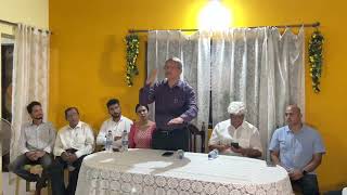 Goan ReporterCong Mla Adv Carlos addressing corner meet for North Goa Loksabha Candidate Adv Khalap [upl. by Ketchum335]