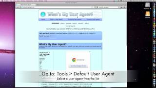 How to change your User Agent in FireFox Windows or Mac [upl. by Haidabej]