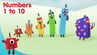 Numberblocks  Numbers 1 to 10  Learn to Count  LearningBlocks [upl. by Lothario]