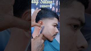 MIDDLE PART TAPER FADE HAIRCATING 💈Taper fade hairstyleLow fade taper hair trending low fade [upl. by Aicelet]