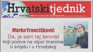 Hrvatski tjednik  Marko Francišković  cijeli intervju [upl. by Ijic]