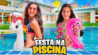 FESTA NA PISCINA COM AMIGOS TUDO QUE ROLOU [upl. by Nadine613]