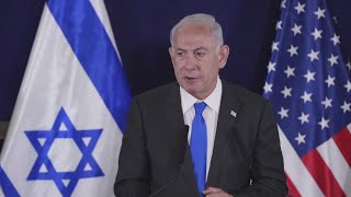 Israeli prime minister again claims US is withholding military aid from Israel [upl. by Pravit]