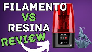 IMPRESORA 3D RESINA VS FILAMENTO COMPARATIVA  REVIEW ELEGOO Mars 3 Pro MEJOR IMPRESORA RESINA 2023 [upl. by Selhorst]